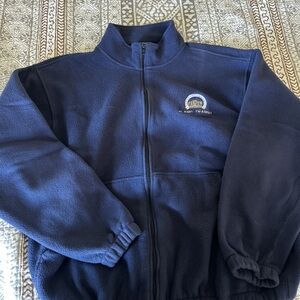 Port Authority Navy Full-Zip Lightweight Fleece Jacket